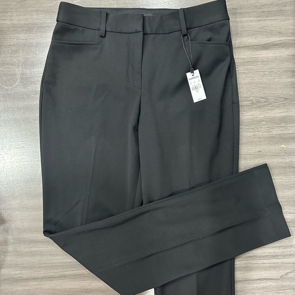 Express Editor Mid Rise Straight Pant 8L - Picture 2 of 3